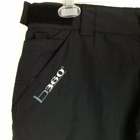 B360 Aquaphile Black Lined Nylon Adjustable Waist Snow Pants Mens Medium - Picture 12 of 16